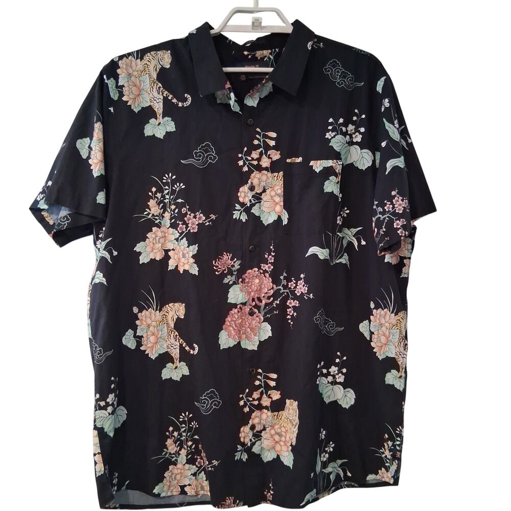 Roark button up shirt mens XXL Jamie Thomas Capsule tiger classic fit